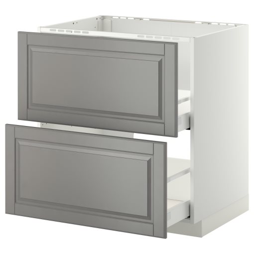 METOD/MAXIMERA, base cabinet for sink+2 fronts/2 drawers, 891.050.65