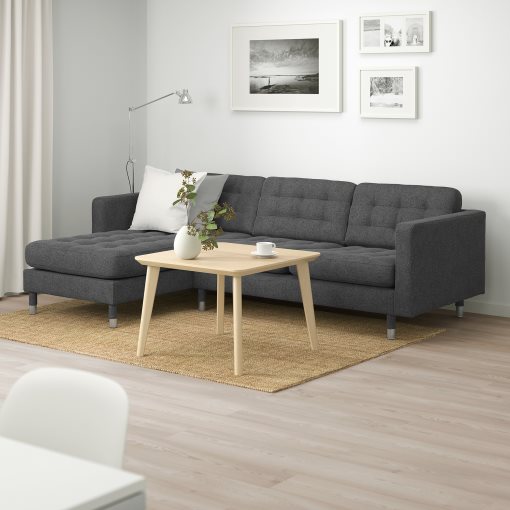 LANDSKRONA, τριθέσιος καναπές με σεζλόνγκ, 892.726.67