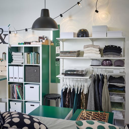 BOAXEL, wardrobe combination, 125X40X101 cm, 893.840.14