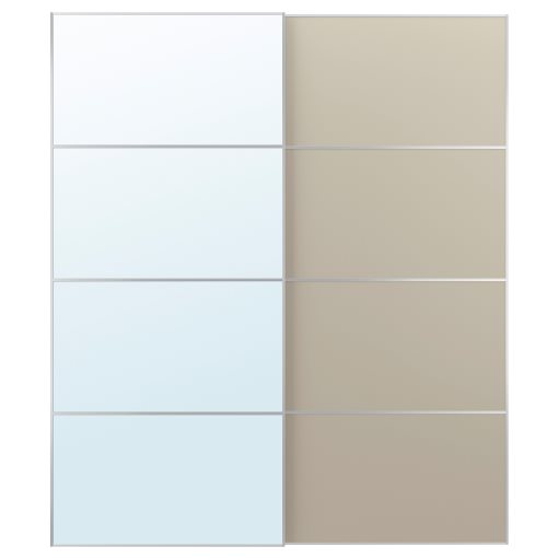 AULI/MEHAMN, pair of sliding doors, 200x236 cm, 894.368.62