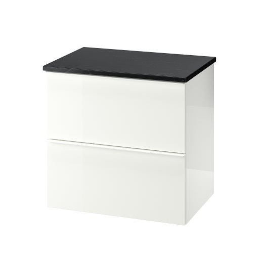 GODMORGON/TOLKEN, wash-stand with 2 drawers, 62x49x60 cm, 894.825.28