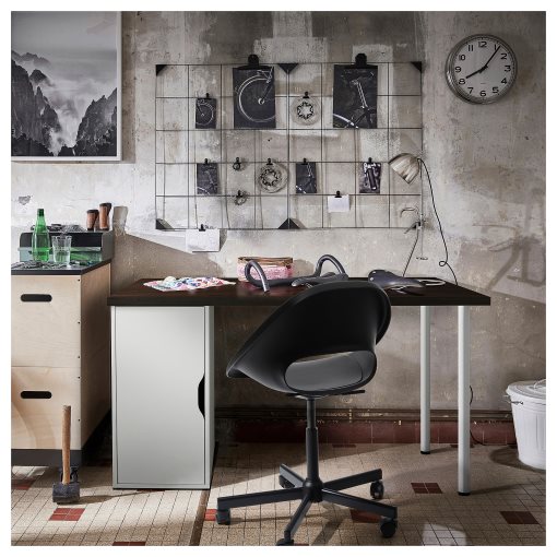 LAGKAPTEN/ALEX, desk, 140x60 cm, 895.215.20