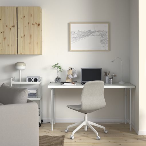 LAGKAPTEN/SPAND, desk, 140x60 cm, 895.636.85