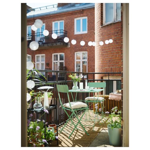 SUNDSÖ, table and 2 folding chairs/outdoor, 65x65 cm, 895.730.24