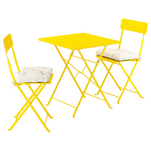 SUNDSÖ, table and 2 folding chairs/outdoor, 65x65 cm, 895.732.55