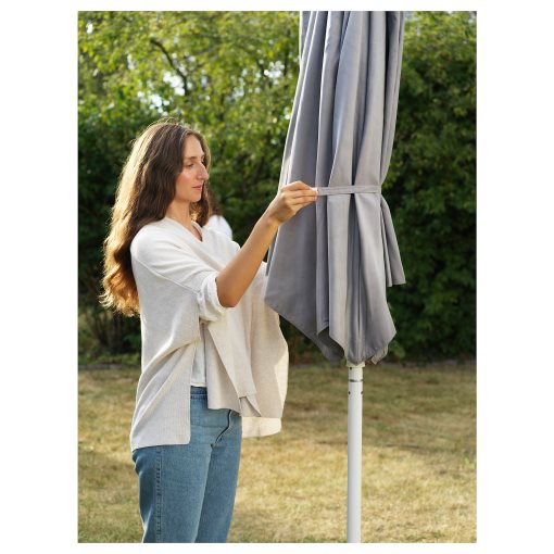 HÖGÖN/IGGÖN, ομπρέλα ήλιου με βάση, 270 cm, 895.762.06