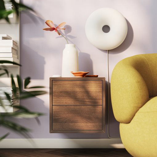 EKET, wall cabinet with 2 drawers, 35x35x35 cm, 895.811.75