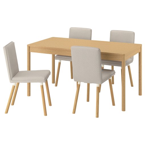 TONSTAD/TONSTAD, table and 4 chairs, 150x80 cm, 895.967.18