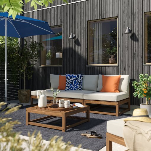 NÄMMARÖ, 3-seat modular sofa outdoor, 243 cm, 896.075.14
