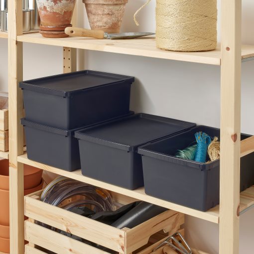 UPPSNOFSAD, storage box, 35x25x14 cm/9 l, 904.407.64