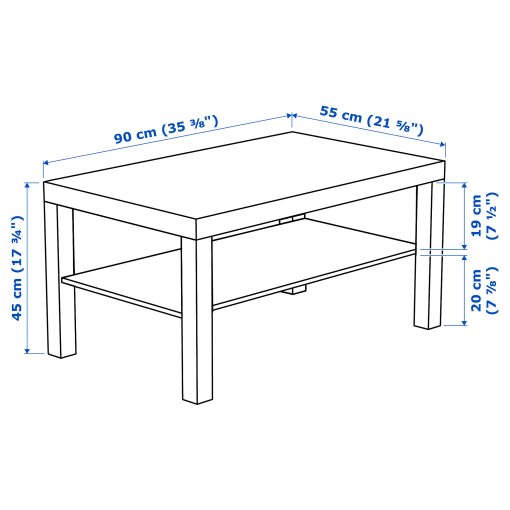 LACK, τραπέζι μέσης, 904.499.05
