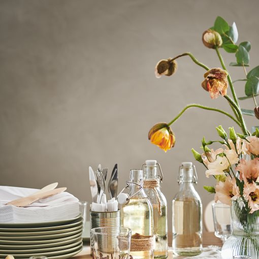 FÄRGKLAR, πιάτο/ματ, 4 τεμ. 26 cm, 904.781.77