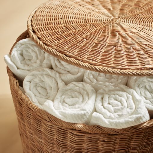 TOLKNING, pouffe with storage/handmade, 905.126.66