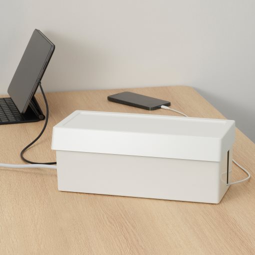 SÄTTING, cable management box with lid, 905.346.25
