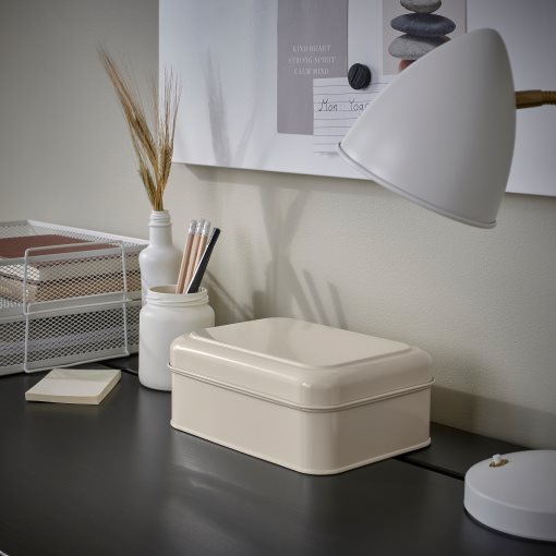 PLOGFÅRA, storage box with lid, 22x16x8 cm, 905.432.10