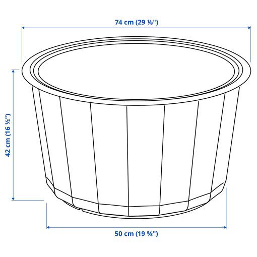 LÅGASKÄR, coffee table, outdoor, 905.437.62