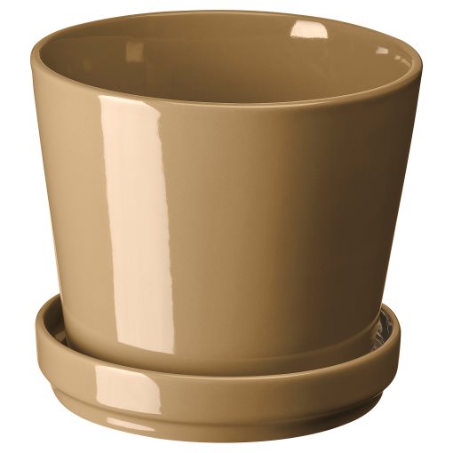 CITRUSFRUKT, plant pot with saucer in/outdoor, 12 cm, 905.515.73