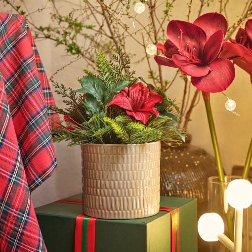 VINTERFINT, artificial potted plant/in/outdoor/arrangement, 12 cm, 905.621.47