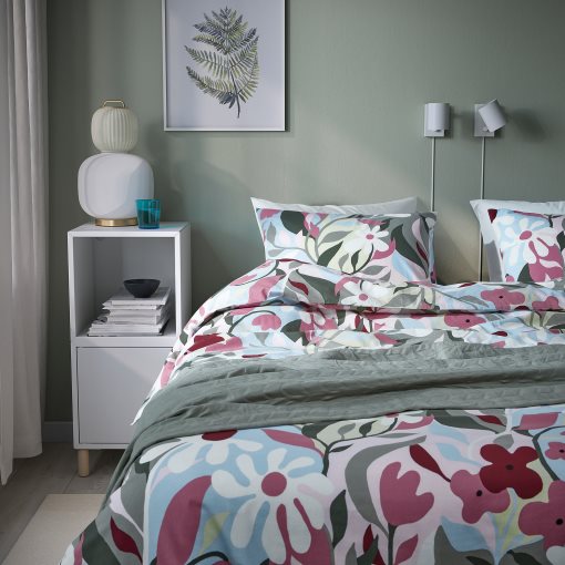 KORSKOVALL, duvet cover and pillowcase, 150x200/50x60 cm, 905.753.24