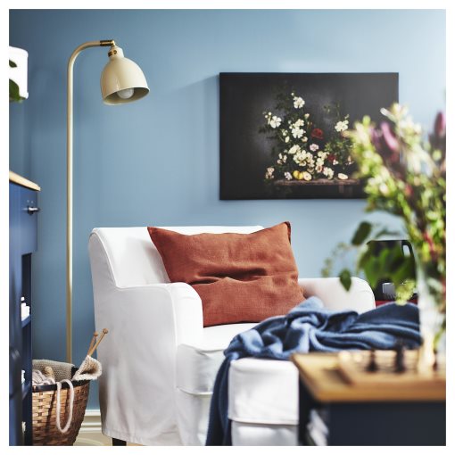 PJÄTTERYD, πίνακας/άνθη σε μαύρο τοίχο, 70x50 cm, 905.789.02