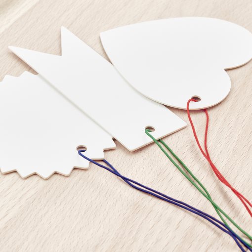 FONSTERFIKUS, label with string, set of 9, 905.823.86
