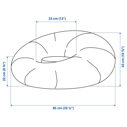 BRANNBOLL, inflatable gaming lounge chair, 905.862.85