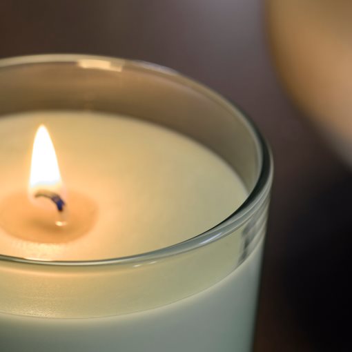 LOTSFÅGEL, scented candle in glass/Apple, 20 hr, 906.084.28