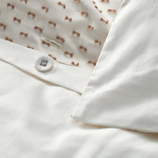 BANDKNIPPE, παπλωματοθήκη και 2 μαξιλαροθήκες, 240x220/50x60 cm, 906.219.91