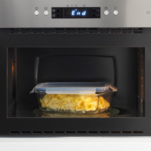 IKEA365+, δοχείο τροφίμων με καπάκι, 3 τεμ. 1.0 l, 906.238.29