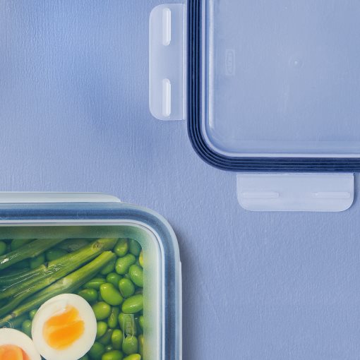 IKEA365+, δοχείο τροφίμων με καπάκι, 3 τεμ. 1.0 l, 906.238.29