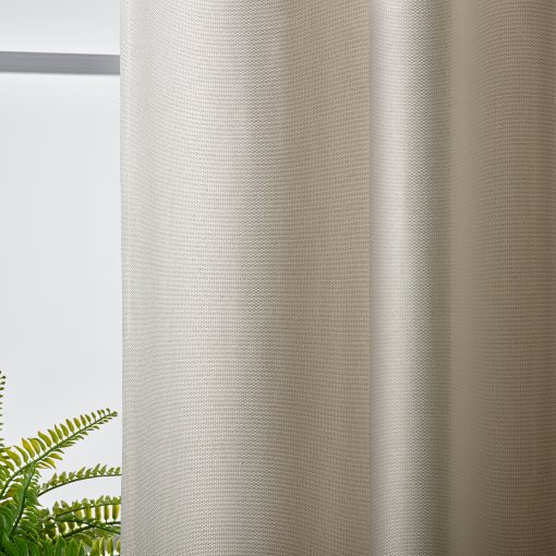 ANNAKAJSA, room darkening curtains with heading tape/1 pair, 145x280 cm, 906.408.95