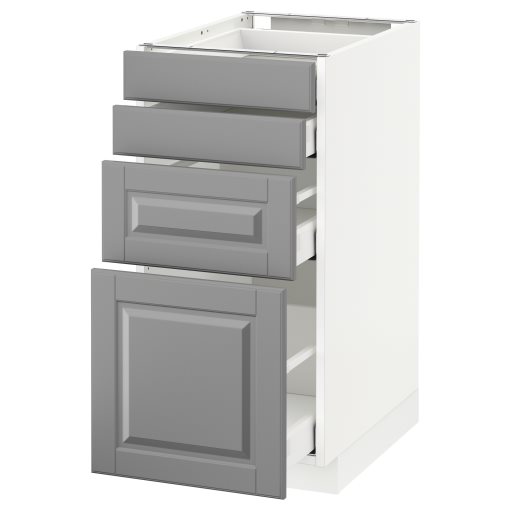 METOD/MAXIMERA, base cabinet 4 fronts/4 drawers, 991.105.99
