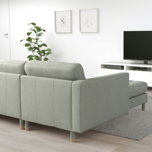 LANDSKRONA, 4-seat sofa with chaise longue, 992.704.65