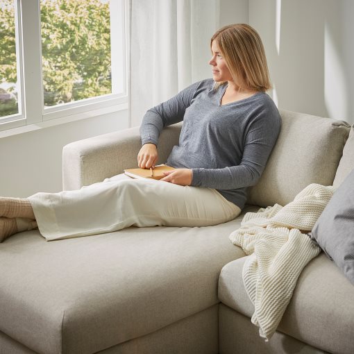 VIMLE, 3-seat sofa with chaise longue, 993.991.09