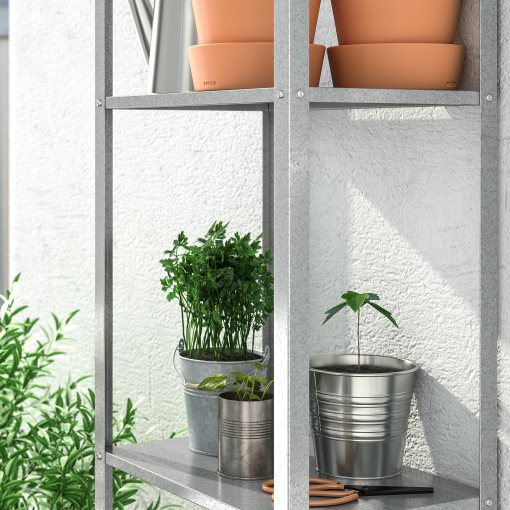HYLLIS, shelving unit in/outdoor, 160x27x74-183 cm, 994.015.55