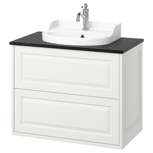 TANNFORSEN/RUTSJON, wash-stand with drawers/wash-basin/tap, 82x49x76 cm, 995.214.02