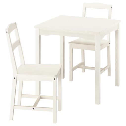 HAUGA/HAUGA, table and 2 chairs, 74x74 cm, 995.748.53