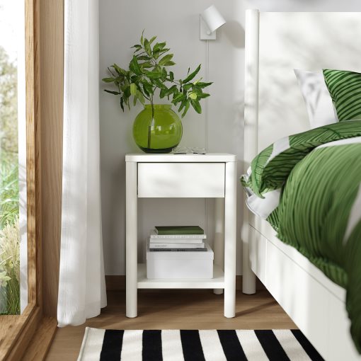 TONSTAD, bedroom furniture including bed storage set of 3, 160x200 cm, 995.775.83