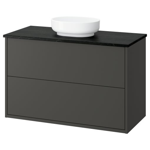 HAVBÄCK/VINDEL, wash-stand with drawers/wash-basin, 102x49x77 cm, 996.224.63