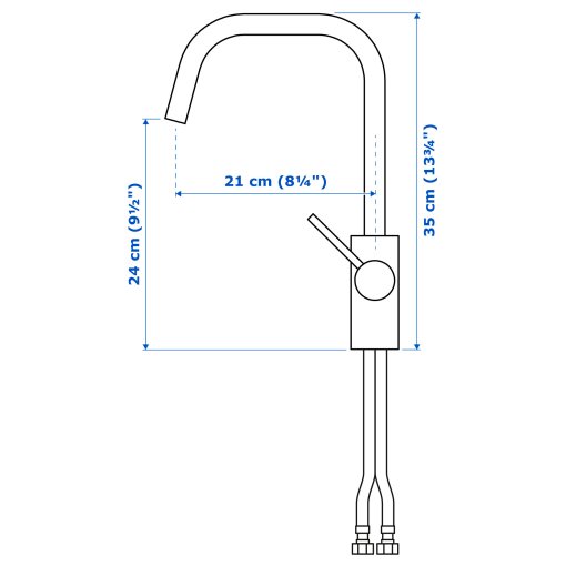 ÄLMAREN, kitchen mixer tap, 004.551.61