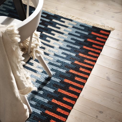 RESENSTAD, χαλί χαμηλή πλέξη, χειροποίητο 170x240 cm, 004.705.19