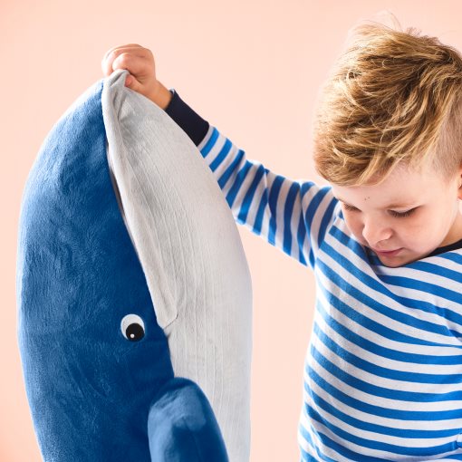 BLÅVINGAD, soft toy/whale, 100 cm, 005.221.13