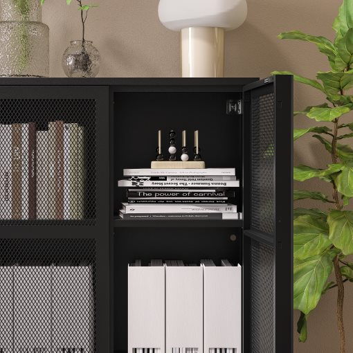 IVAR, cabinet with doors/mesh, 80x83 cm, 005.312.40
