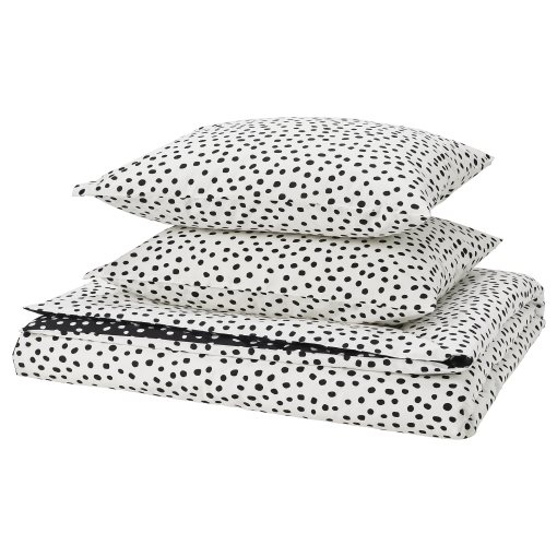 BJÖRKGRÅMAL, duvet cover and 2 pillowcases, 240x220/50x60 cm, 005.911.73