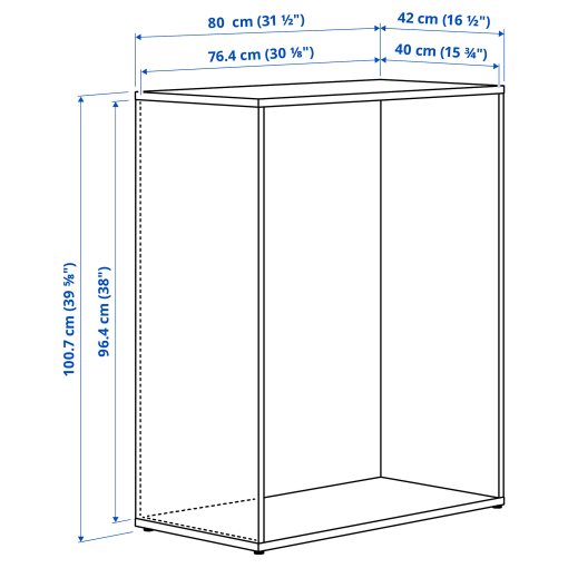LASTARE, frame, 80x42x100 cm, 005.964.82