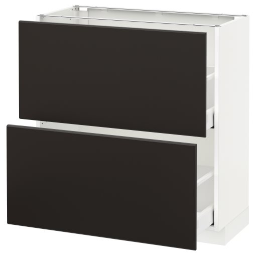 METOD/MAXIMERA, base cabinet with 2 drawers, 092.131.63