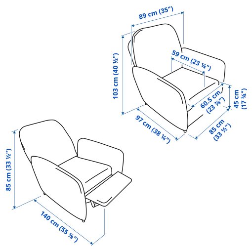 EKOLSUND, recliner, 092.971.86
