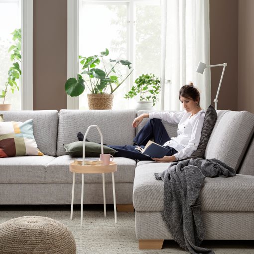 SÖRVALLEN, U-shaped sofa 5-seat with open ends, 094.194.18