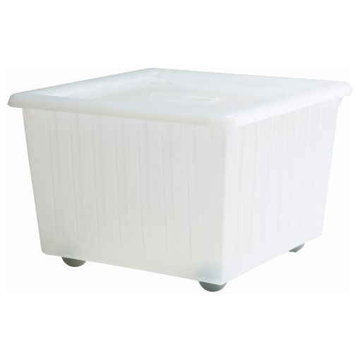 VESSLA, box with castors and lid, 098.195.05