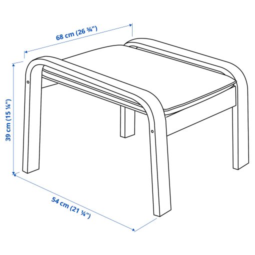POÄNG, footstool, 098.305.41 - IKEA Cyprus POÄNG, footstool, 098.305.41